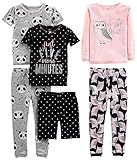 Simple Joys by Carter's Mädchen 6-Piece Snug Fit Cotton Pajama Set Pyjamaset,...