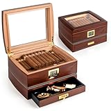 Marvero Zigarren Humidore, Humidor-Zigarren, Spanische Zeder Hölzerne...