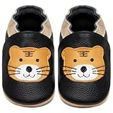 IceUnicorn Krabbelschuhe Baby Lauflernschuhe Jungen Mädchen Weicher Leder...