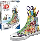 Ravensburger 3D Puzzle 12535 Sneaker Graffiti - Praktischer Stiftehalter - 108...