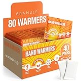 Bramble 40 Paar Einmal Handwärmer für Handschuhe (8h Wärme unterwegs) - 100%...