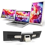 Cevaton Laptop-Bildschirmverlängerung, 39,6 cm (15,6 Zoll) FHD 1080P IPS Triple...
