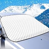 Frontscheibenabdeckung Winter, Ultra-Dick Auto Windschutzscheiben Abdeckung...