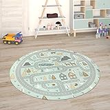 Paco Home Kinderteppich Teppich Kinderzimmer Spielmatte Straßenteppich...