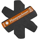 Emmy Home Pfannenschoner - Pfannenschutz Filz 5 Stück Stapelschutz, 38 cm Extra...