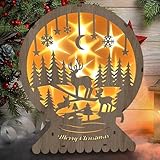 Led Weihnachtsdeko Leuchtende Deko,Weihnachtsbe Leuchtung Innen Holz...