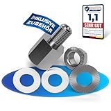 LAINFELD Fahrrad Achsenadapter für M5 Schnellspanner Achse | Fahrradanhänger...