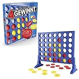 Hasbro Gaming 4 gewinnt Strategiespiel, Brettspiel für 2 Spieler, Unendlicher...