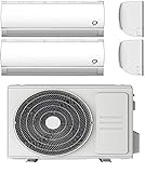 Diloc Dual MultiSplit-Klimaanlage, 4,1-kW-Wechselrichter-Klimaanlage, Gas R32,...