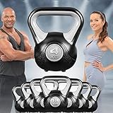 Miweba Sports Kettlebell KB200 | 4.0-12.0 Kg Gewichte - Kugelhantel -...