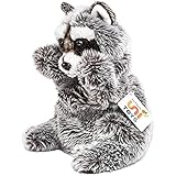 Uni-Toys - Handpuppe Waschbär - 26 cm (Höhe) - Plüsch-Puppe, Bär -...