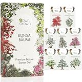 Bonsai Samen Set: Premium Bonsai Starter Kit mit 8 Sorten Bonsai Saatgut – 40...