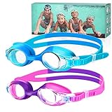 Starweh Taucherbrille Kinder, 2 Stück Schwimmbrille Kinder 3-14 Jahre,...