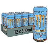Monster Energy Mango Loco - koffeinhaltiger Energy Drink mit tropischem...