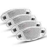 STVZO Speichenreflektoren Fahrrad - katzenaugen Fahrrad Orange Weiß - Länger...