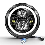 CO LIGHT 7 Zoll Scheinwerfer Motorrad 1PC Rund Zusatzscheinwerfer Motorrad...