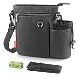 AEMIAO Leckerlibeutels Hunde mit Wasserflaschen Halter, Multifunktionaler...