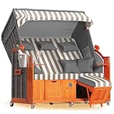 Strandkorb Hanse Ostsee 2,5 Sitzer Klassik XXL 160cm breit - Volllieger bereits...