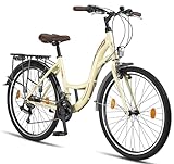 Licorne Bike Stella Premium City Bike in 24,26 und 28 Zoll - Fahrrad für...