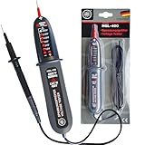 HGL-400 Spannungsprüfer zweipolig 12V bis 400V AC/DC mit LED Anzeige,...