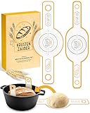 KRUSTENZAUBER Brotschlinge - 2 Stück - aus langlebigen Silikon als Brot backen...
