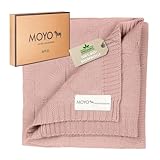 MOYO Babydecke Zauberhafter Rosenquarz I 70x90cm I Atmungsaktive Kuscheldecke...