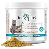 Ida Plus - 100% Grünlippmuschelpulver für Katzen - 100 g - Grünlippmuschel...