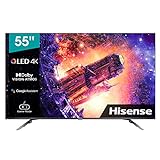 Hisense 55E76GQ QLED 139cm (55 Zoll) Fernseher (4K QLED, Smart TV, Triple Tuner,...