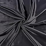 GORGECRAFT 1.5x1 M Schwarzer Satin Fotografie Hintergrund Seidenglänzender...