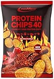 IronMaxx Protein Chips 40 - Hot Chili 1 x 50g | gebackene High Protein Chips,...