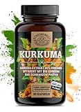 Kurkuma Kapseln - WICHTIG: 50:1 Extrakt (=15800mg Curcuma pro Stk) MIT 95%...