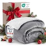 BEDSURE Kuscheldecke - Warm Sherpa Wolldecke & Sofadecke, Flauschig...