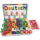 Magnetische Buchstaben und Zahlen Ää Öö Üü ẞß Deutsches Alphabet Set...