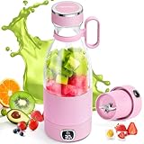 Tragbarer Mixer, 350 ml Mixer Smoothie Maker mit Intelligentem LED-Display,...