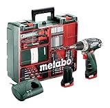 Metabo Akku-Bohrschrauber PowerMaxx BS Basic Set – 600080880 – 12 V –...