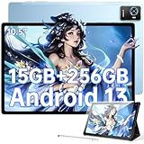 OUKITEL OKT3 Tablet Android 13, 15GB RAM + 256GB ROM Gaming PC mit Touchstift,...