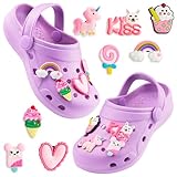 CityComfort Clogs Kinder, Gartenschuhe Badeschuhe Jungen mit abnehmbaren...