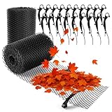 com-four® 16 Meter Rolle Dachrinnenschutz für Haus, Carport, Stall mit 20...