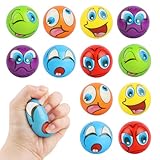 12 Stück Antistressball für Kinder Erwachsene,MXTIMWAN Quetschball,Lächeln...