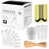 Nose Wax Kit Nasenhaar Wachs Haarentfernung Set für Männer und Frauen 100 g...