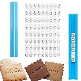 Packung mit 72 Briefe Nummer Buchstaben Cookie Stempel Set Keks Fondant...