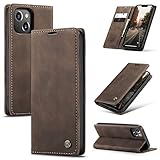 niloucase Kompatibel mit iPhone 14 Plus Hülle Leder,Magnetverschluss Premium PU...