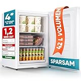 Stillstern Mini Gefrierschrank (42L) -18°C, Eiswürfelschale, Schloss,...