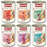 animonda GranCarno Adult Herzhafte Variation (6 x 400 g), Hunde Nassfutter für...