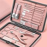 Leipple Maniküre Set Professionelles Nagelknipser Kit Pediküre Kit -18 stücke...