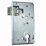 Einsteckschloss für Schlosskästen 30mm Rohr Stulp 24x167 mm Dorn 60 PZ/W 72/8...