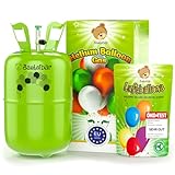 Helium Gasflasche + 100 Luftballons ÖKO-TEST 'SEHR GUT' • garantierte 420l...