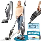 2in1 Boden- & Handstaubsauger Stielstaubsauger rollierende Bürsten kabellos...