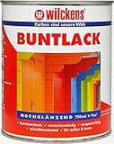 Wilckens Kunstharz Buntlack für Innen und Außen, hochglänzend, 750 ml, RAL...