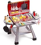 CUTE STONE Kinder BBQ Grill Spielzeug, Küche Spielzeug Set, Realistische Rauch...
